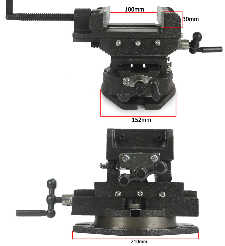 Menghina de banc rotativa pe 2 axe 100mm PROFI