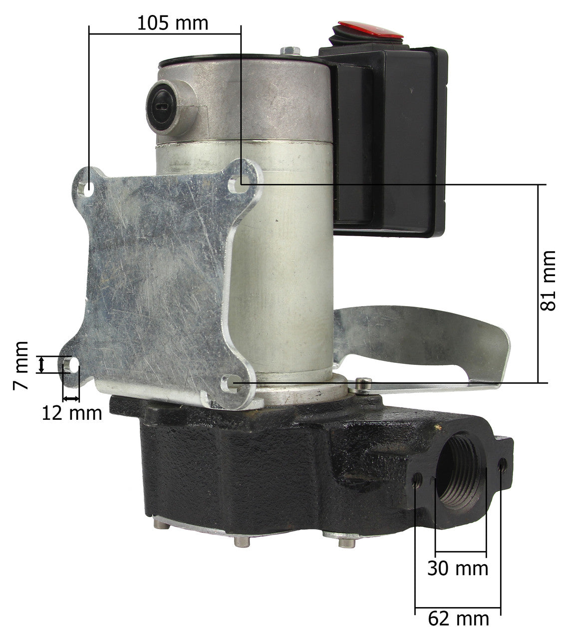 Pompa transfer combustibil diesel motorina 12/24V