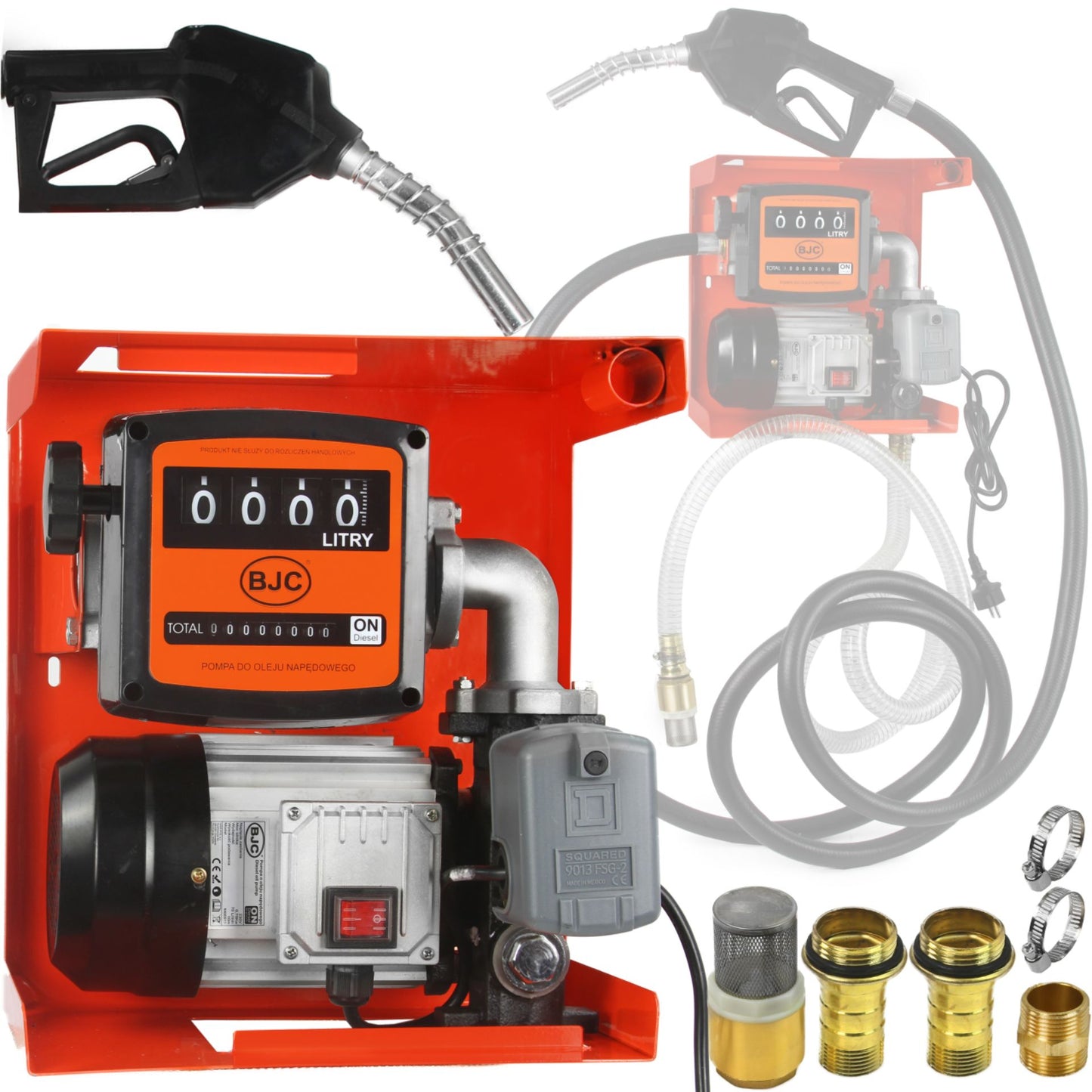 Pompa alimentare diesel 220v cu contor si auto-stop