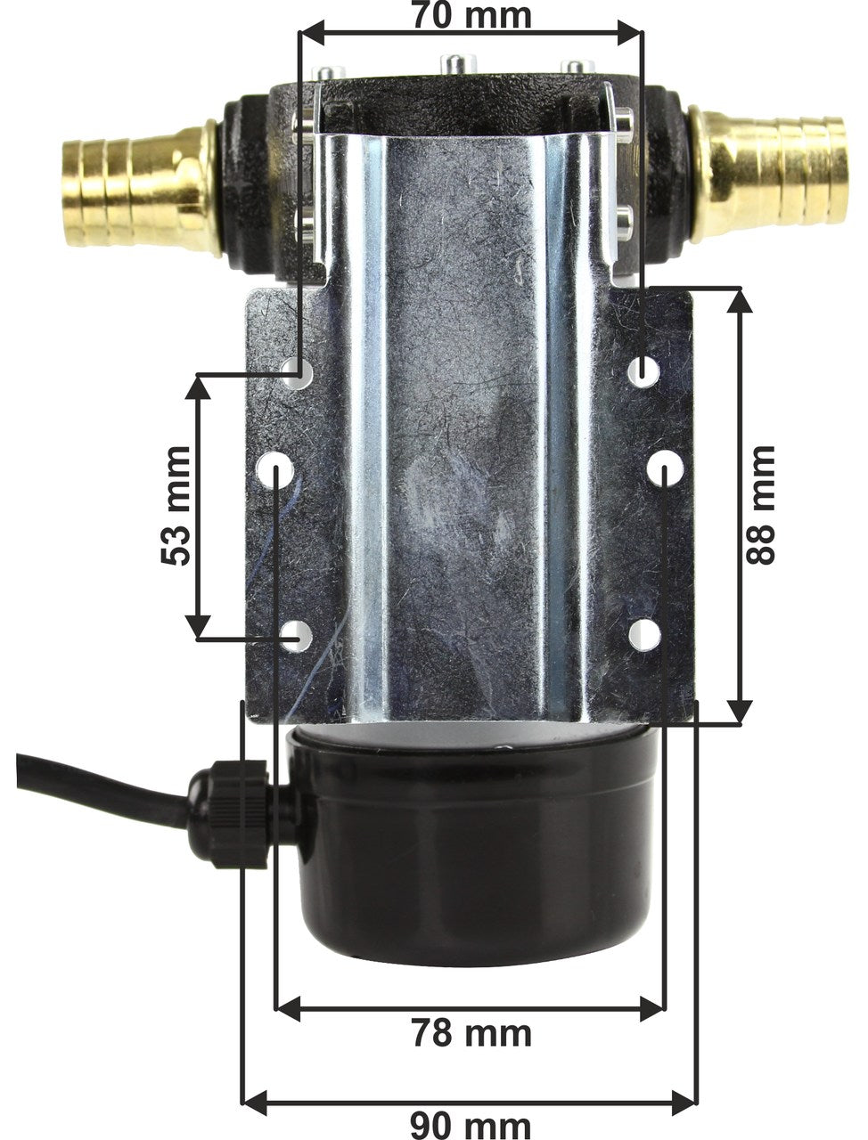 Pompa transfer motorina si ulei 12 volti 50L/min cu autoamorsare, pompa transfer diesel 160 wati 12 volti