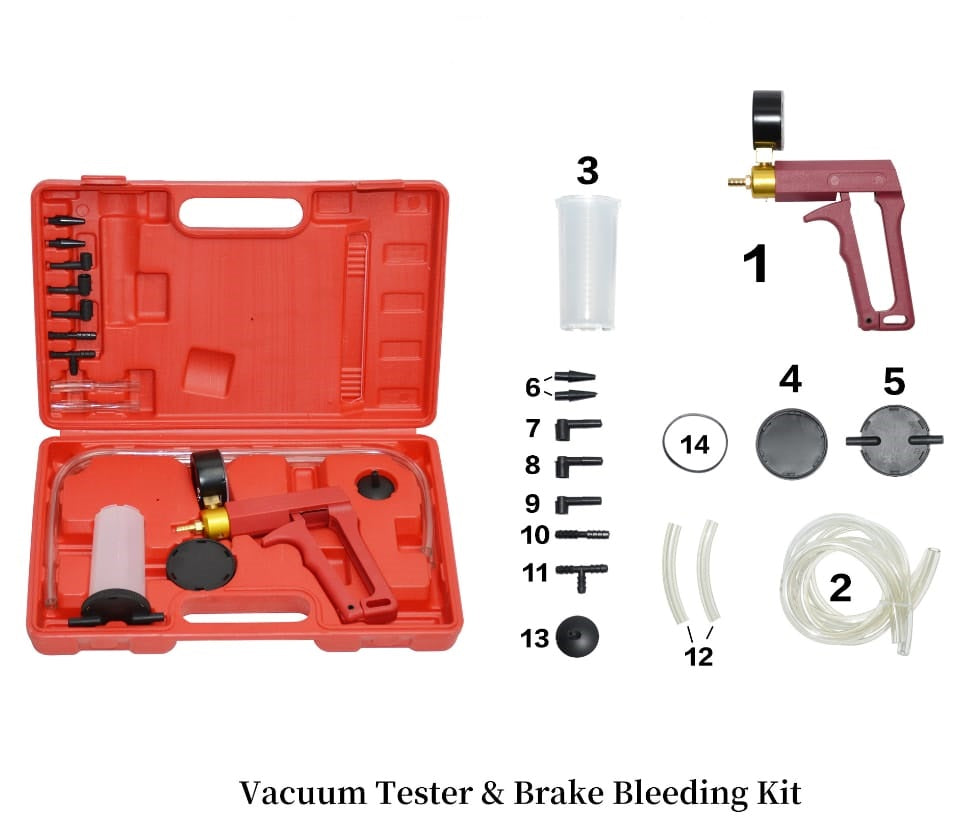 Trusa cu pompa vacuum aerisit si schimbat lichid de frana