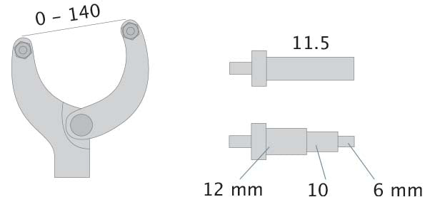 Cheie tensionare role curele rola curea distributie 0-140mm