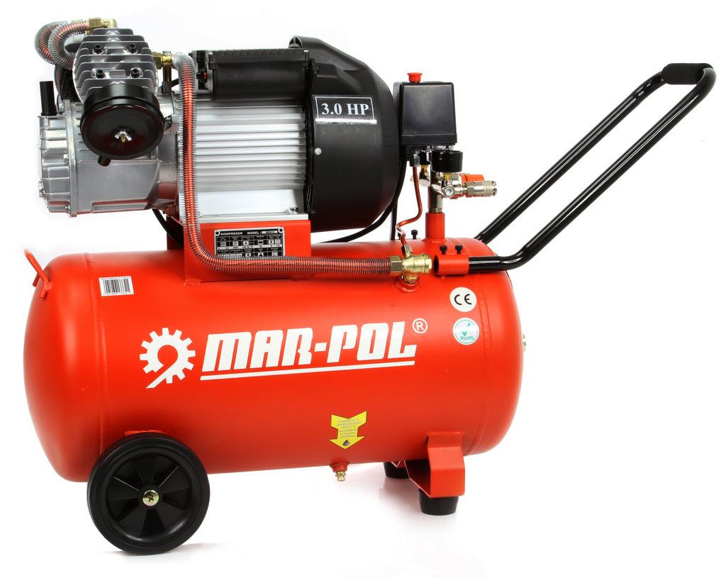 Compresor aer comprimat profesional, 50 litri, 2 pistoane,  390L/min 3HP