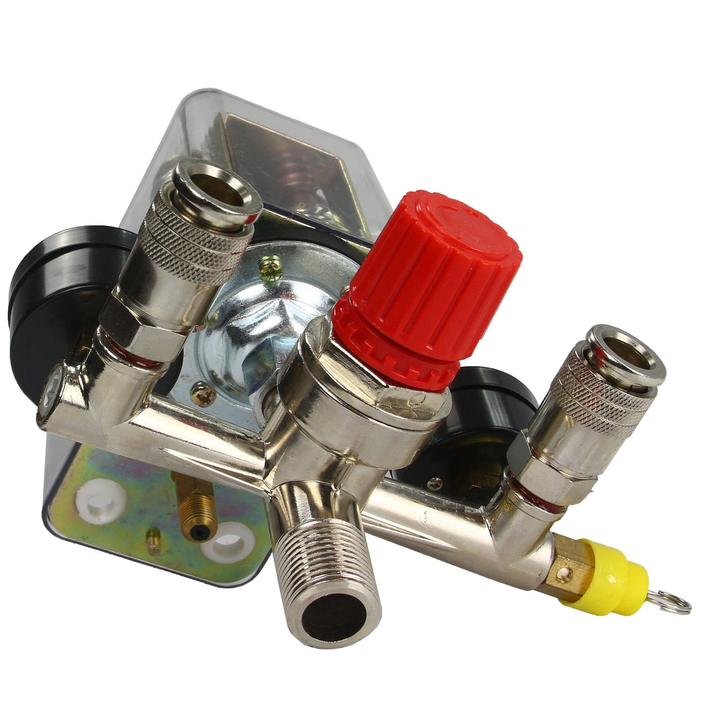 Kit presostat cu regulator de presiune 380V 8-12 bari,Presostat aer comprimat trifazic